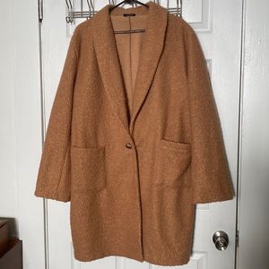 BooHoo textured wool look jacket
